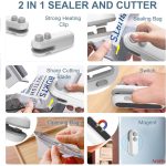 Azaria Portable Mini Sealing Machine, Handheld Packet Sealer, portable sealing machine, packet sealer for Food, Snacks, Chips, Fresh Storage, Plastic Bags Sealing Machine, 1 YEAR Warranty - Image 7