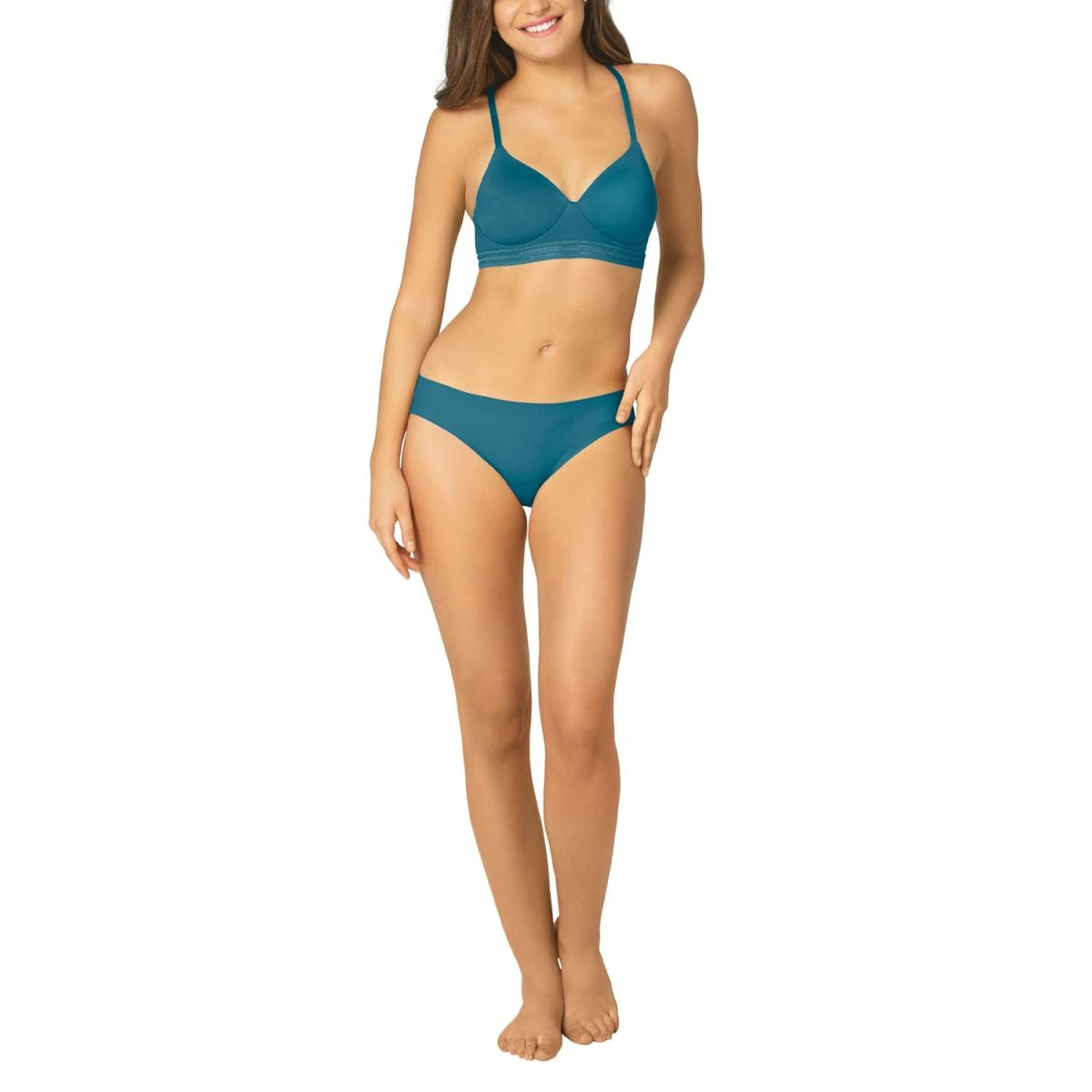 Amante Padded Wirefree Crossback Comfort & Lounge Bralette - Image 4
