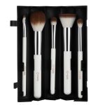 MARS Penta Perfect Set of 5 Makeup Brush Set with Holder | Long-Lasting Soft & Synthetic Bristles | Versatile Use | Precise Application for Face, Eyes & Brows (WHITE) - Image 2