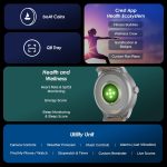 boAt Lunar Discovery w/ 1.39" (3.5 cm) HD Display, Turn-by-Turn Navigation, DIY Watch Face Studio, Bluetooth Calling, Emergency SOS, QR Tray, Smart Watch for Men & Women(Cherry Blossom) - Image 3
