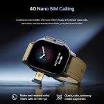 Fire-Boltt Snapp Smart Watch, Selfie Camera, 4G Nano-SIM Slot, 54.1mm AMOLED Display, Play Store- Unlimited apps, 1000mAh Battery, 2GB/4GB RAM + 16GB/64GB ROM (Alpine Olive) - Image 6