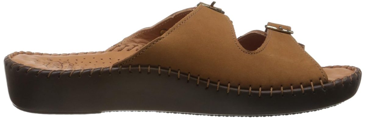 Scholl Women's Leather Slippers - Image 6