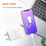 Amazon Basics 12W Dual Port Fast Charger | 12W Max Output | Includes 1 m Type C Cable | Universal Compatibility - Image 6