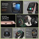Fire-Boltt Ninja Call Pro Max Smart Watch 2.01 inch Display, Bluetooth Calling, 120+ Sports Modes, Health Suite, Voice Assistance (Forest Green) - Image 3