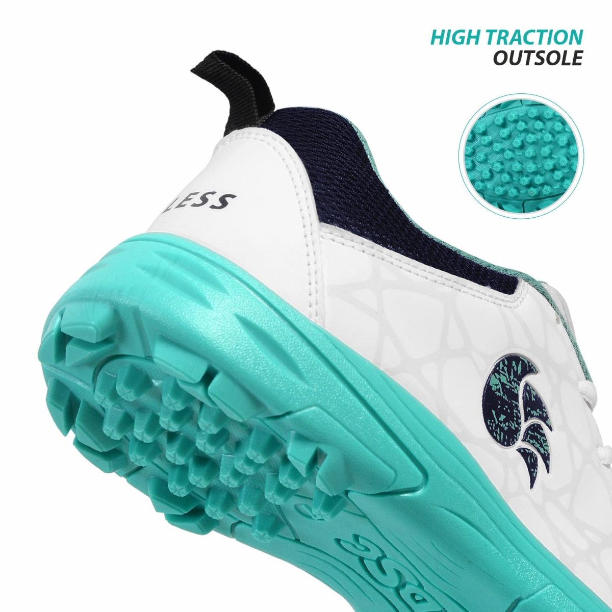 DSC Belter Cricket Shoes, Size-7, Sea Green - Image 5