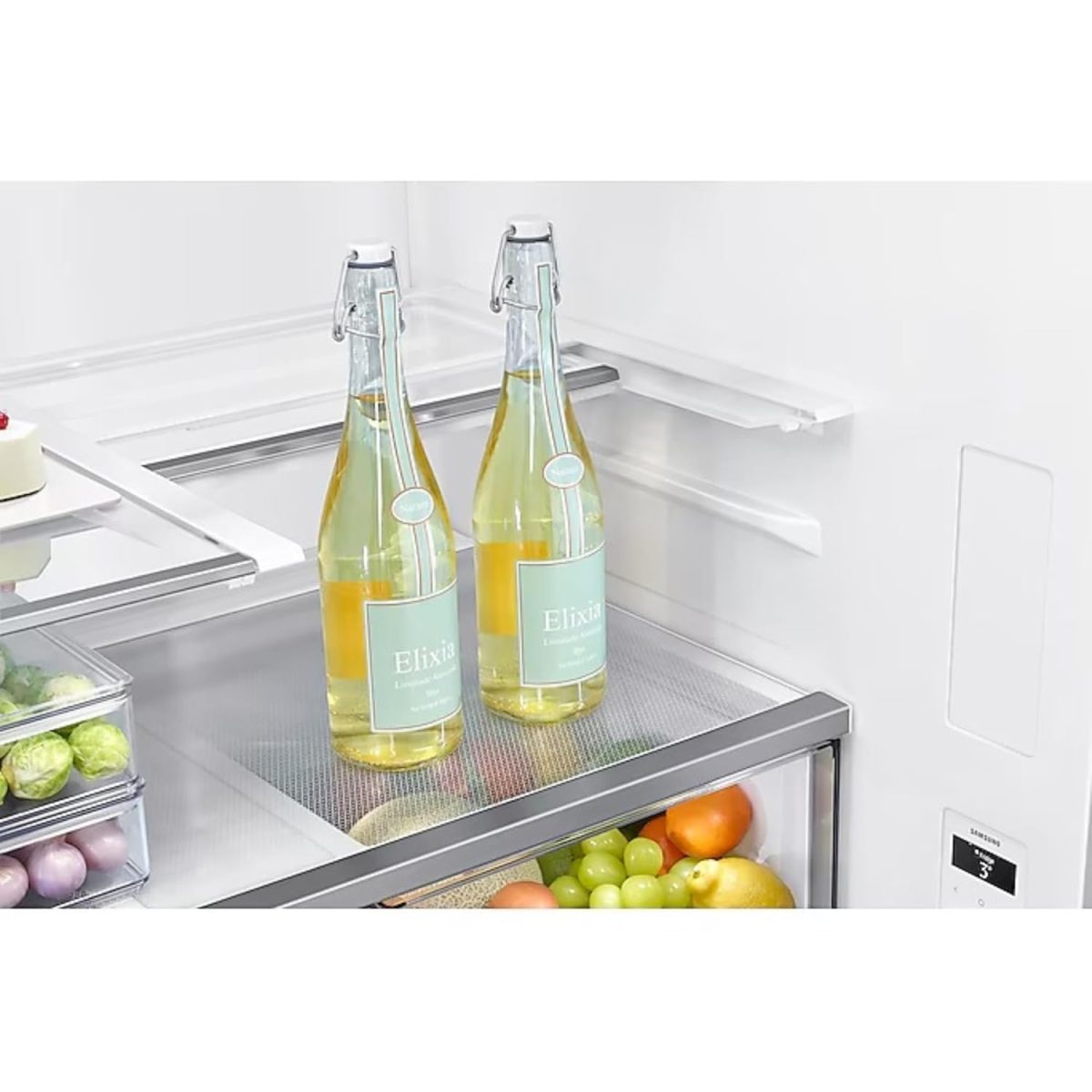 Samsung 650L 4 Door Convertible French Door Refrigerator | Dual Auto Ice Maker | Beverage Center™ | AI Energy Mode | SmartThings Connectivity | Clean White (RF65DB90BD12) - Image 6