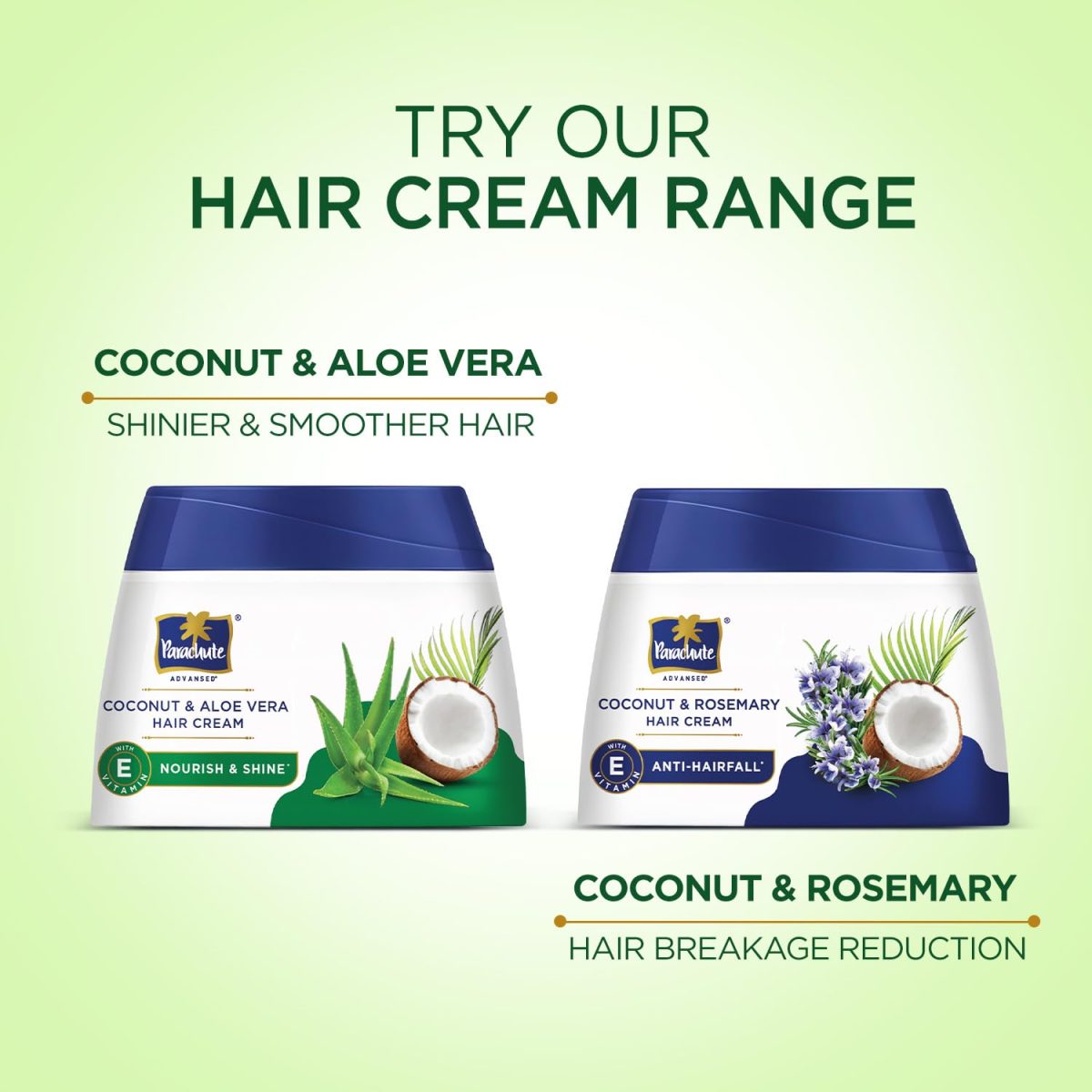 Parachute Advansed Coconut & Aloe Vera Hair Cream 210ml | Nourishes and Hydrates Hair | 2X Shiner, Smoother, Softer Hair | Leave-in Hair Cream | Pre-Wash Hair Cream | For Men & Women - Image 7