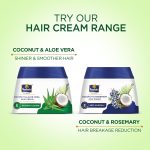 Parachute Advansed Coconut & Aloe Vera Hair Cream 210ml | Nourishes and Hydrates Hair | 2X Shiner, Smoother, Softer Hair | Leave-in Hair Cream | Pre-Wash Hair Cream | For Men & Women - Image 7