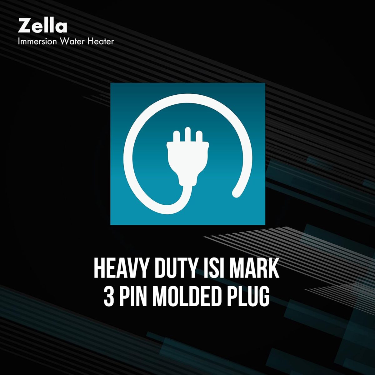Havells Plastic Zella 1500 watts Immersion Heater|Automatic Cut-Off,Temp. Setting,Isi Mark 3 Pin Molded Plug|Protection Cover,Nickel Plating,Smart Switch For Safe Operation,Warranty: 2 Year|(Blue) - Image 10