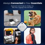 Portronics Worldtag Item Finder with Upto 1 Year Battery Life, Bluetooth Tracker,MFi Certified, Item Locater for Keys, Wallets, Luggage, Pets, Gadgets etc,Only iOS Compatible with Apple Find My App - Image 7