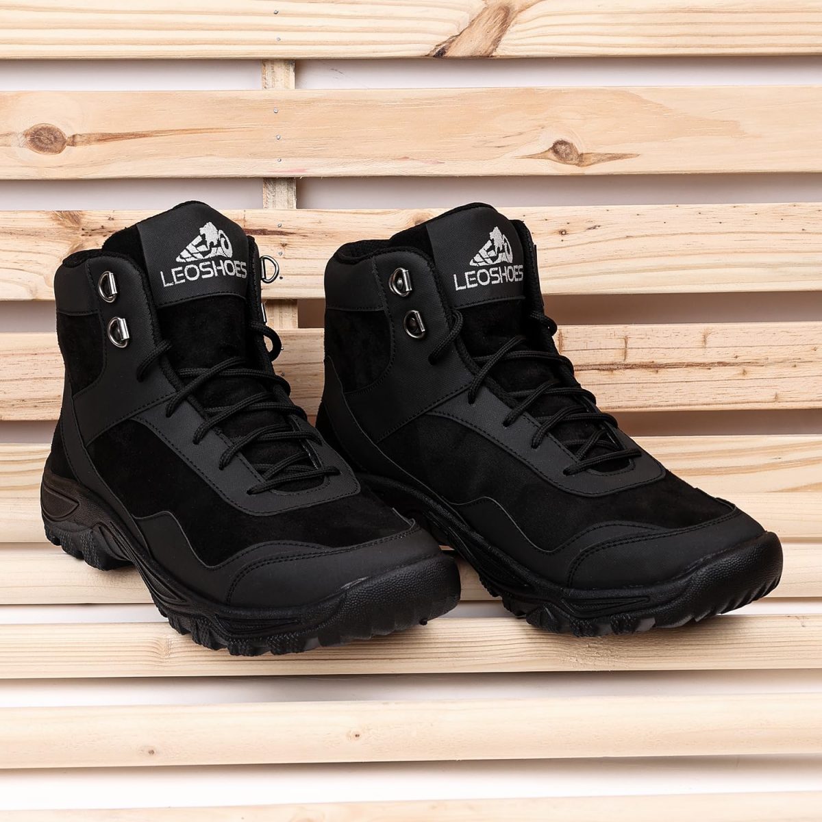 Leo's Fitness Shoes Outdoor Waterproof Boots for Men for Trekking, Hiking & Other Outdoor Activities - Image 9