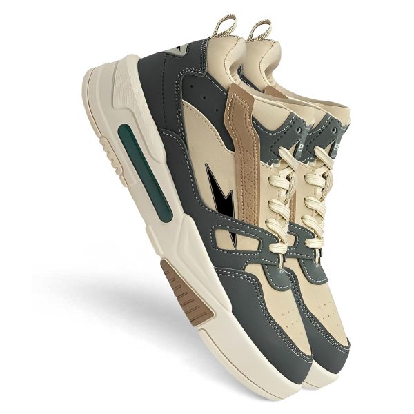 BRUTON 308-Aviator Premium High Top Stylish Shoes for Men- Green