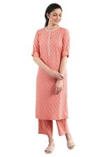 Aurelia Women's Viscose Regular Fit Regular Kurta