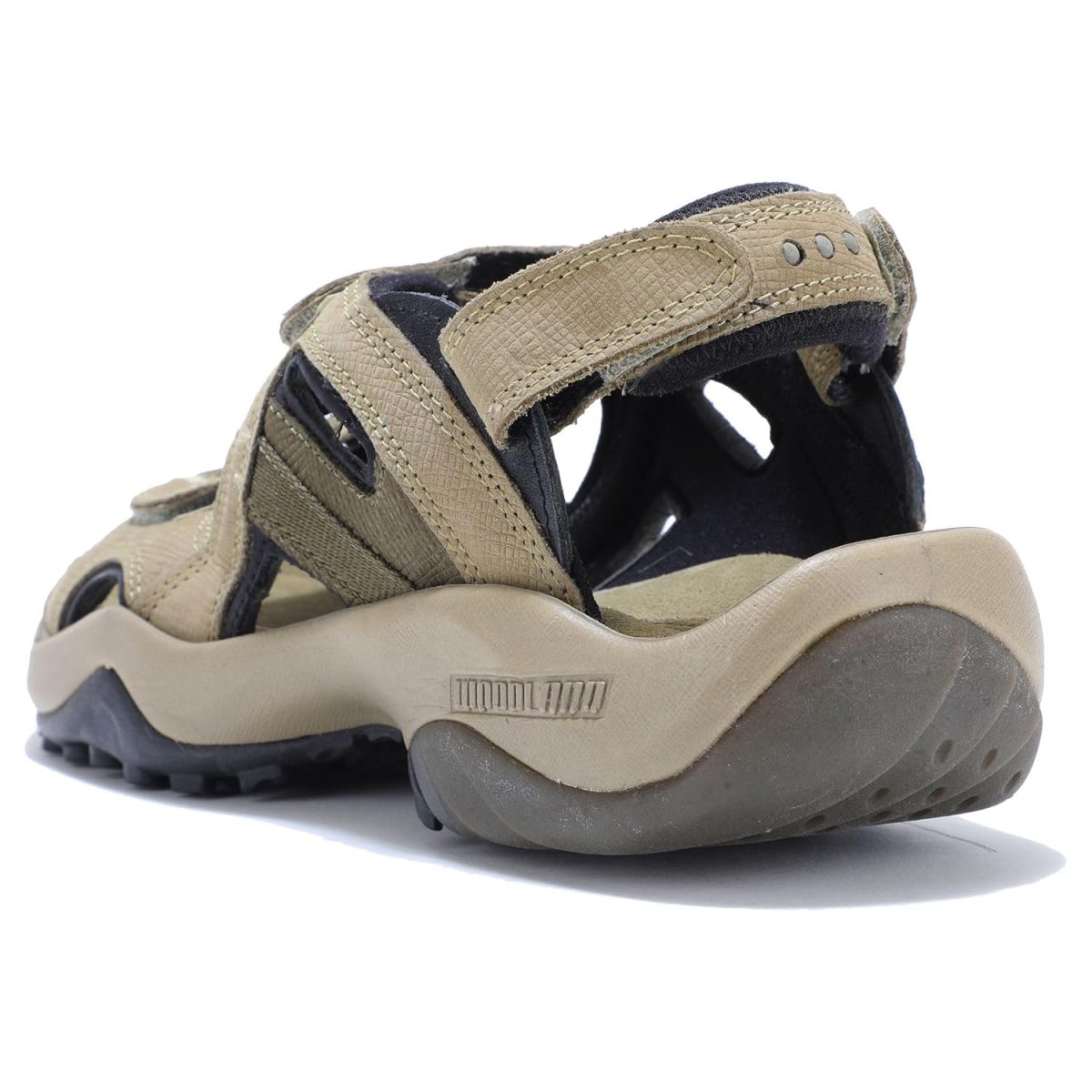 Woodland Men Floater Sandals Khaki - Image 5