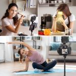 Mobilife LED Video Light Camera Light Laptop Light for Zoom Meeting Photography Lighting 100 LED Beads with Clip Dimmable and Rechargeable for Camera Selfie Stick Tripod Laptop Cellphone - Image 6