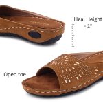 TRASE Women Doctor Ortho Soft Fancy Slippers, Comfortable Sandals For Women, Lightweight Diabetic And Orthopedic Footwear, Ideal For Knee And Foot Pain Relief - Image 4