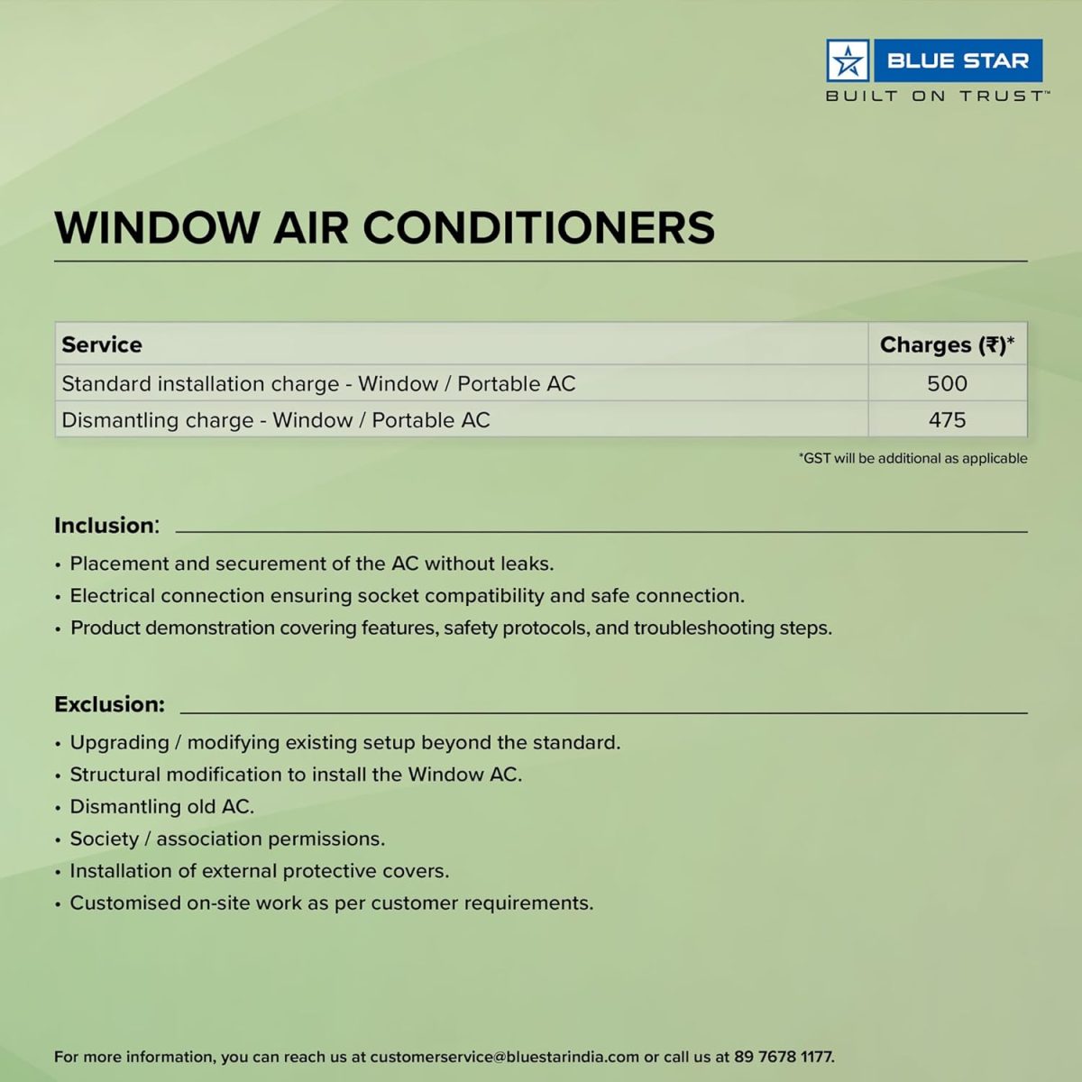 Blue Star 1.5 Ton 3 Star Inverter Window AC (Copper, Inverter Compressor Technology, Turbo Cool, Energy Saver, Multi Sensors, Comfort Sleep, Self Diagnosis, 2D Swing, WIB318LN, White) - Image 8
