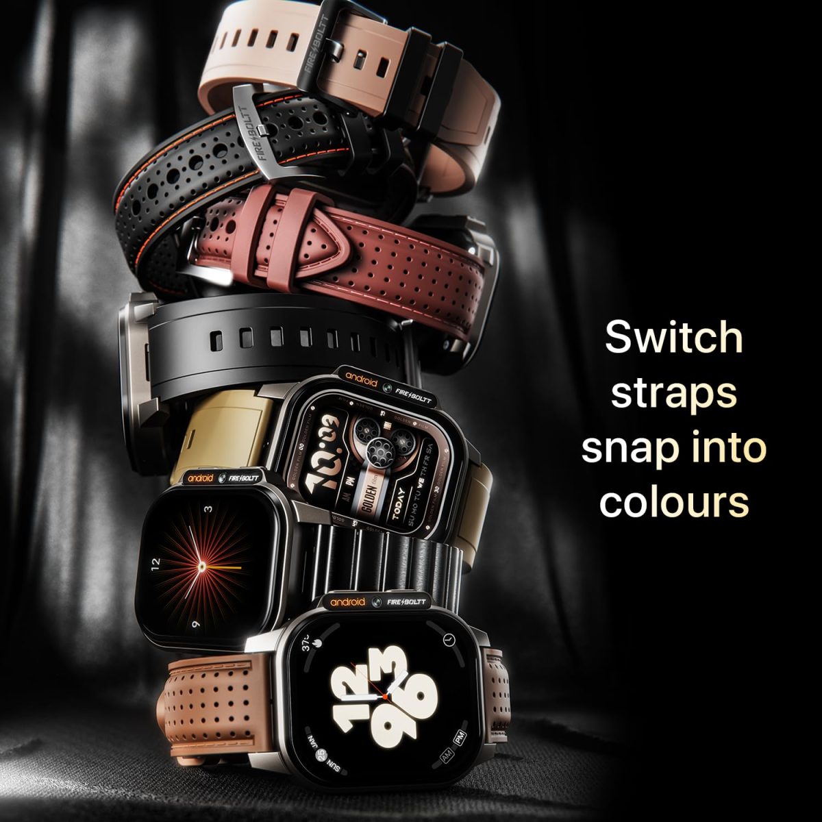 Fire-Boltt Snapp Smart Watch, Selfie Camera, 4G Nano-SIM Slot, 54.1mm AMOLED Display, Play Store- Unlimited apps, 1000mAh Battery, 2GB/4GB RAM + 16GB/64GB ROM (Alpine Olive) - Image 11
