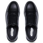 DOCTOR EXTRA SOFT Mens Classic Oxford Memory Foam Shoe for Uniform Dress, Tan Formal, Office,Party,Wedding| Lightweight & Comfortable| Premium PU Grip Sole Derby Slip on Lace Up Gents & Boys New-D-801 - Image 5