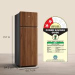 Godrej 244 L 2 Star Wood Finish, 30 Days Farm Freshness, Frost Free Inverter Double Door Refrigerator (RT EONVOGUE 280B RI WT WD, Walnut Wood) - Image 7