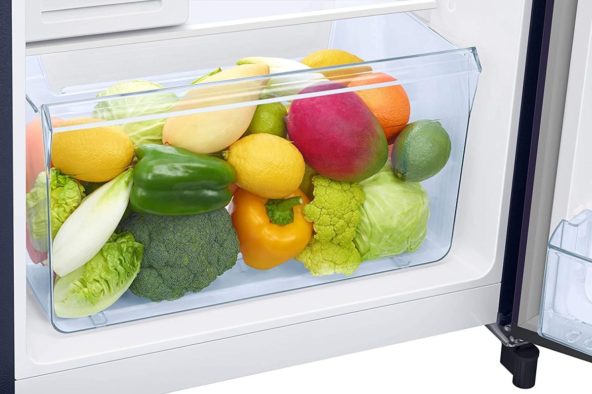 Samsung 189 L, 5 Star, Digi-Touch Cool Digital Inverter, with Display Direct-Cool Single Door Refrigerator (RR21C2E25HS/HL, Hydrangea Blue, 2023 Model) - Image 8