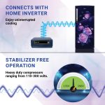 Haier 205 L, 3 Star, Direct-Cool Single Door Refrigerator (HED-213MRB-N, Marine Rose, Base Stand Drawer) - Image 5