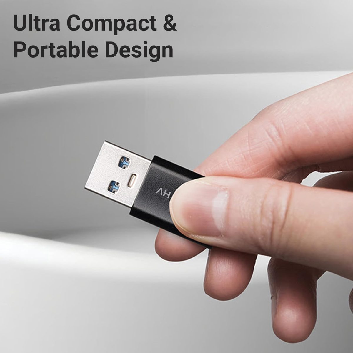ZEBRONICS CTA1 USB Type C to Type A Converter, USB 3.0, High-Speed Data Transfer, Backward Compatibility, Plug and Play, for Laptops | PC | Compatible Devices - Image 6