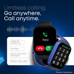 Fastrack Limitless FS1 Smart Watch|Biggest 1.95" Horizon Curve Display|SingleSync BT Calling v5.3|Built-in Alexa|Upto 5 Day Battery|ATS Chipset with Zero Lag|100+ Sports Modes|150+ Watchfaces,Black - Image 4