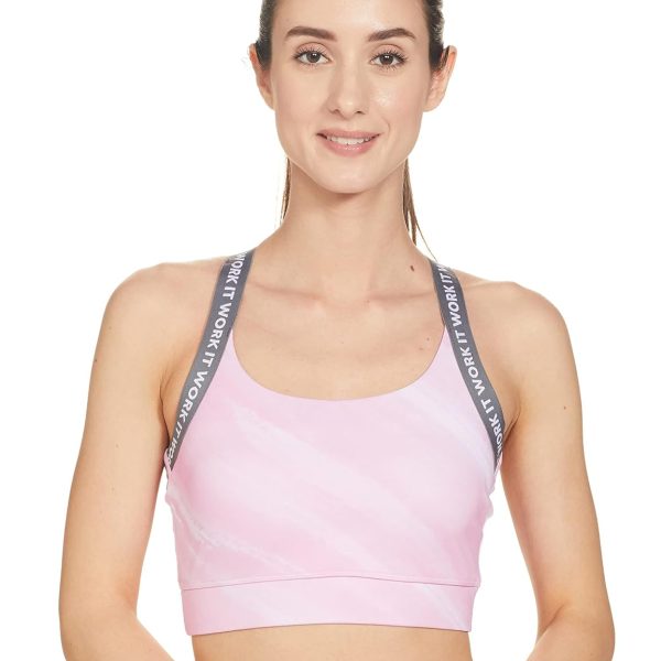Amazon Brand - Symactive Women's Polyester Round Neck Sports Bra