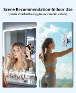 LiCB 360° Vaccum Magnetic Phones Holder, Magnetic Car Phone Mount, Hands-Free Suction Cup Phones Holder for Car/Gym/Mirror/Shower, Car Mount Compatible with All Mobile - Image 6