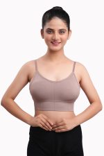 Texello Women's Cotton Wire-Free Full Coverage Lightly Padded Sports Bra - Comfortable & Supportive Everyday Wear - Pack of 3 - Image 7