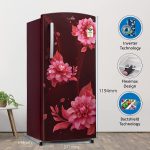 Lloyd 200 L 3 Star Inverter Direct Cool Single Door Refrigerator (GLDF213SBWT2PB, Begonia Wine) - Image 2