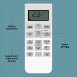ZIEVA Compatible with Hitachi AC Remote Replacement for 1, 1.5, 2 ton Split/Window Air Conditioner - Please Match The Original Remote (AC 168 B) - Image 8