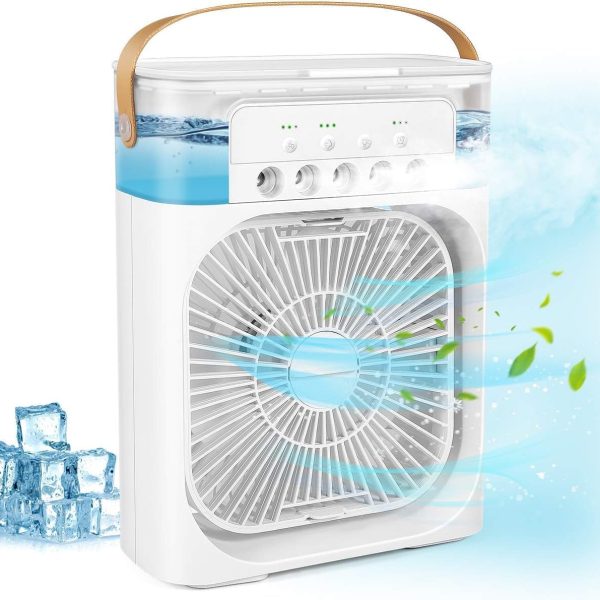 Exxelo 15 Year Warranty Mini-cooler-for room-cooling-mini-cooler-ac-portable-air-conditioners-for Home-Office-Artic-Cooler-3-In-1-Conditioner-Humidifier-Purifier-Mini-Disposable underpads_Multicolor