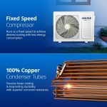 Voltas 1 Ton 3 Star, Fixed Speed Split AC (Copper, LED Display, Anti-dust Filter, SAC 123 Vectra Elegant, White) - Image 4