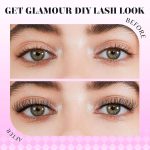 240 Pcs Sunflower False Eyelashes - Natural & Wispy Cluster Lashes for Women, Reusable DIY Eyelash Extensions Kit, Lightweight & Comfortable for Daily or Party Looks(11mm) - Image 2
