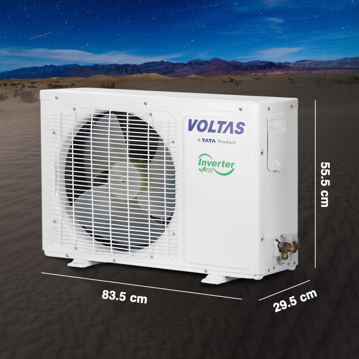 Voltas 1.5 Ton 5 Star, Adjustable Inverter Split AC(Copper, 185V VECTRA ELITE, 4-in-1 Adjustable Mode, White) - Image 7