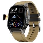 Fire-Boltt Snapp Smart Watch, Selfie Camera, 4G Nano-SIM Slot, 54.1mm AMOLED Display, Play Store- Unlimited apps, 1000mAh Battery, 2GB/4GB RAM + 16GB/64GB ROM (Alpine Olive)