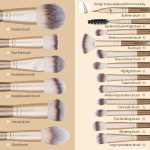 Makeup Brushes ,MAANGE 18 Pcs Professional Makeup Brushes Set Premium Synthetic Foundation Face Powder Blush Eye Shadows Travel Make Up Brushes with gift box - Image 2
