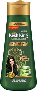 Kesh King Anti Hairfall Shampoo with aloe and 21 herbs, 340ml