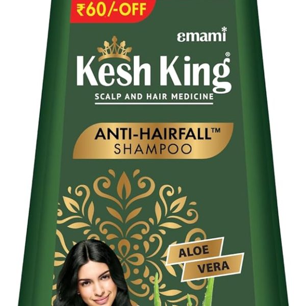 Kesh King Anti Hairfall Shampoo with aloe and 21 herbs, 340ml