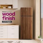 Godrej 244 L 2 Star Wood Finish, 30 Days Farm Freshness, Frost Free Inverter Double Door Refrigerator (RT EONVOGUE 280B RI WT WD, Walnut Wood) - Image 2