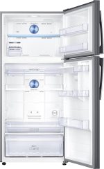 Samsung 501 L, 1 Star, Digital Inverter, Frost Free Double Door Refrigerator (RT54C655SSL/TL, Silver, Real Stainless) - Image 3