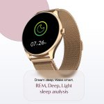 Noise Twist 2 Smart Watch with 1.43” AMOLED Screen, AI Search & Voice Assistant, Bluetooth Calling, Stainless Steel Back, 7-Day Battery, 100+ Watch Faces, Health Suite, IP68 (Gold Link) - Image 8