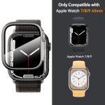 VEMIGON Tough PC Case Compatible with Apple Watch Series 9/8/7 45mm, Change to Ultra Look Cover, Converter Case Bumper Upgrade to Ultra 2/1 Apperance with Screen Protector for iWatch 9, 8 and 7 (45mm) - Image 2