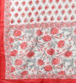 Divena White Floral Printed Kurta Pant Set with Dupatta - Image 4