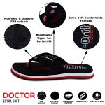 DOCTOR EXTRA SOFT Men's Orthopedic Tpr Slippers With Cushion Footbed For Adult|Stylish & Anti-Skid|Comfortable & Light Weight|Casual Durable Waterproof Everyday Dr. Home Flip Flops Gents & Boys D-36 - Image 2