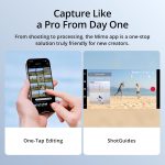 DJI Osmo Mobile 7 Gimbal Stabilizer for iPhone, Android, Built-in Tripod, Ultra-Light, 3-Axis Phone Gimbal,Activetrack 7.0,One-Tap Edit,Phone Charging Vlogging Stabilizer YouTube Video, White - Image 7