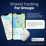 Portronics Worldtag Item Finder with Upto 1 Year Battery Life, Bluetooth Tracker,MFi Certified, Item Locater for Keys, Wallets, Luggage, Pets, Gadgets etc,Only iOS Compatible with Apple Find My App - Image 3