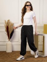 UZARUS Women's Ultra-Soft Baggy Fit/Relaxed Fit Joggers with Side Pockets & Gripped Hem - Image 4